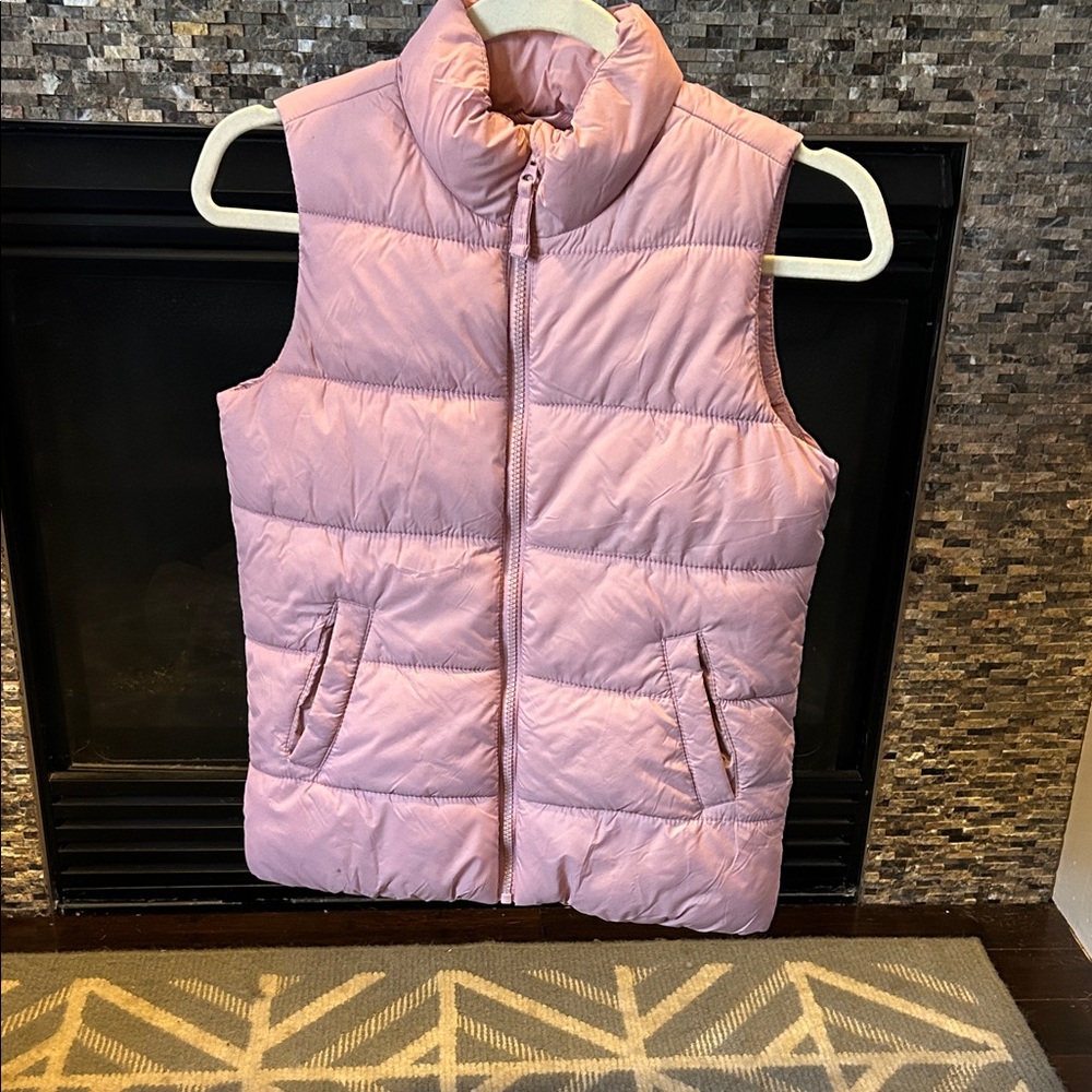Old Navy Pink Puffer Vest for Kids